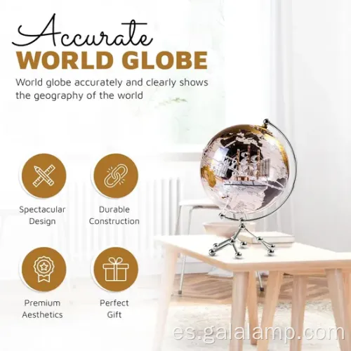 Lámpara mundial de 8 pulgadas de 8 pulgadas